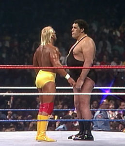 Andre le géant vs hulk hogan wrestlemania 3