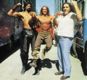 andre le geant Arnold schwarzenegger Wilt chamberlain