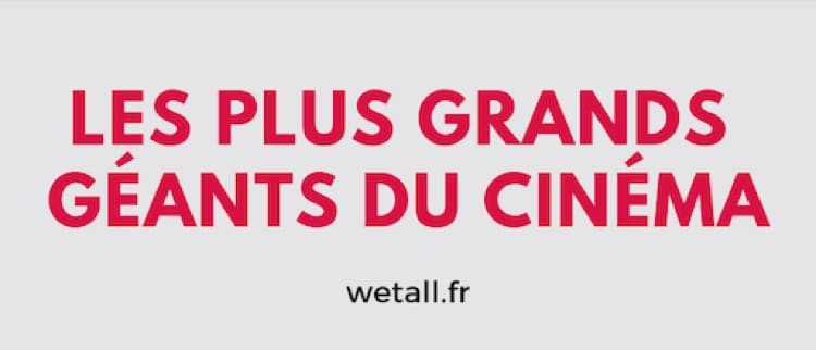 Les plus grands acteurs du cinéma. En taille.