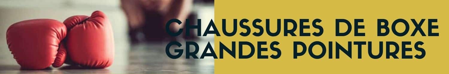 chaussures de boxe grandes pointures