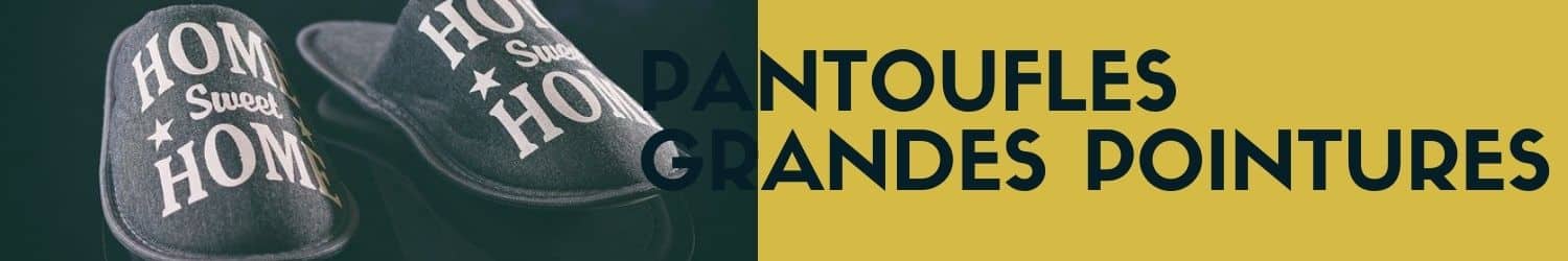 pantoufles grandes tailles