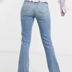 jean taille haute style seventies grande longueur 38