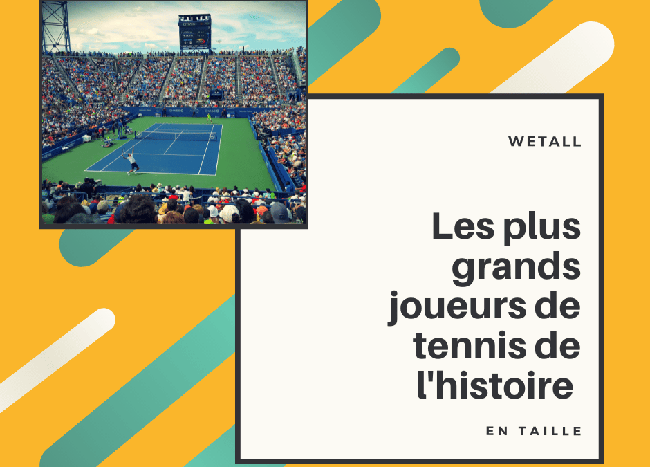 Qui sont les plus grands joueurs de tennis de tous les temps ? En taille bien sûr.