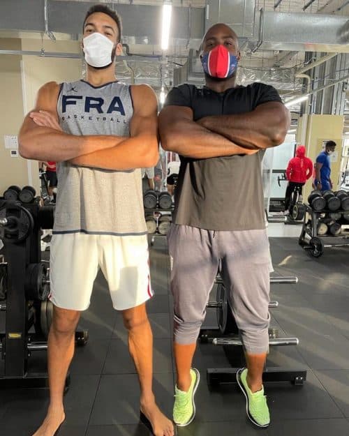 teddy riner et rudy gobert