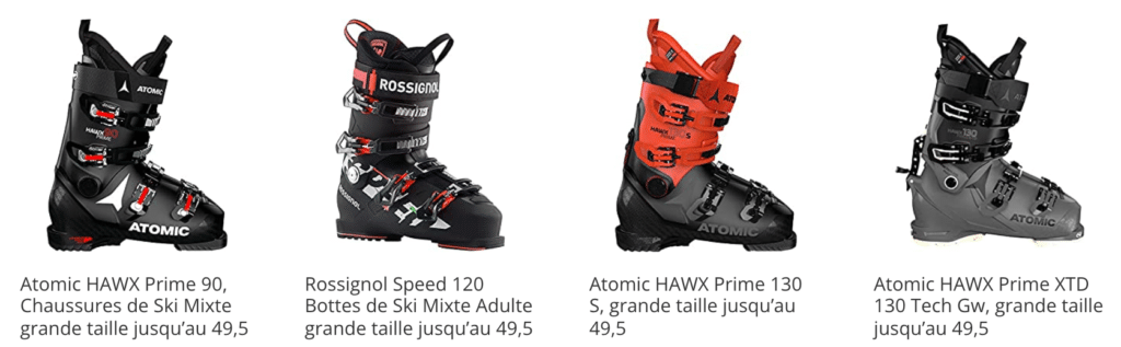 Chaussures de ski alpin grande taille