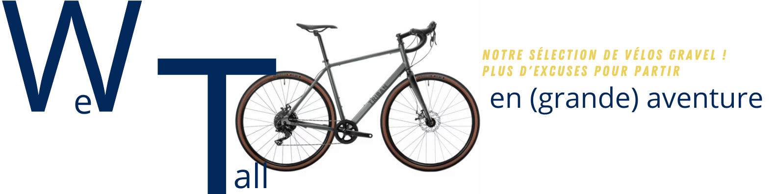 Vélo gravel grande taille