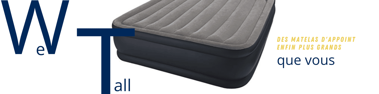 Matelas d'appoint grande taille