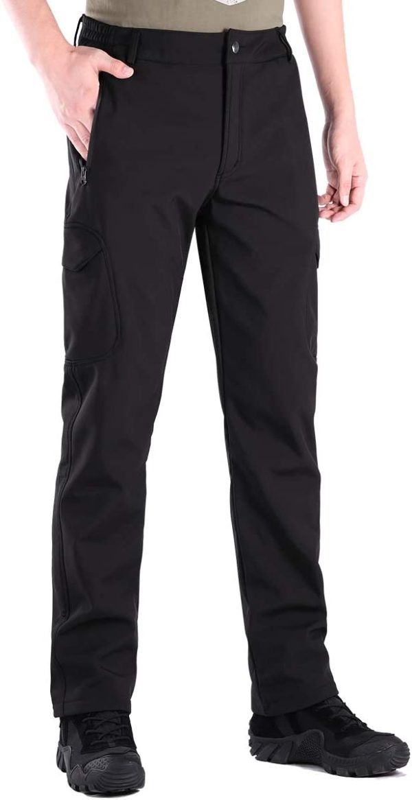 Pantalon de rando hivernal en softshell doublé Molleton grande longueur jusqu'au 58 tall