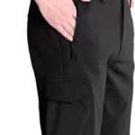 Pantalon de rando hivernal en softshell doublé Molleton grande longueur jusqu'au 58 tall