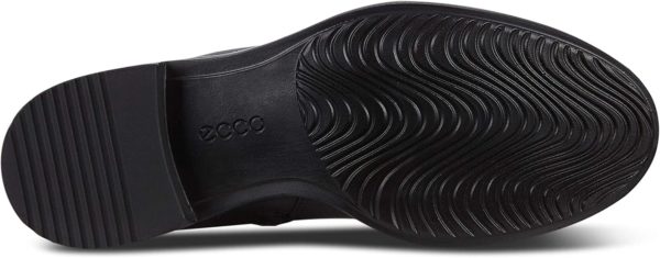 Bottine en cuir noir ECCO grande taille