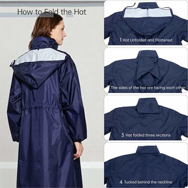 Veste longue imperméable femme grande taille jusqu'au XL tall