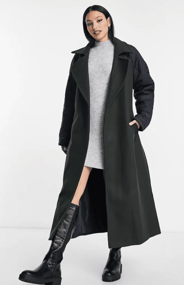 Manteau matelassé hybride grande taille jusqu'au 48 tall