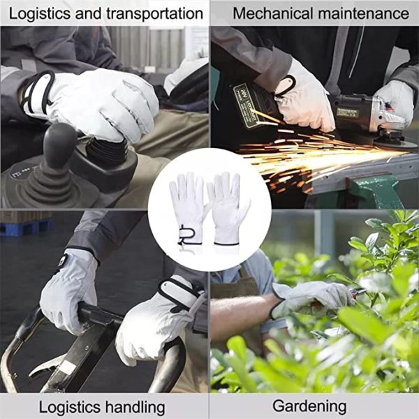 Gants Flashing en cuir de travail grande taille jusqu'au 4XL