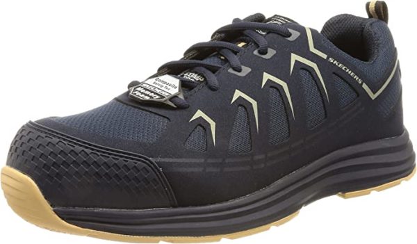 Skechers Malad II ESD Composite Safety Toe grande taille jusqu'au 49