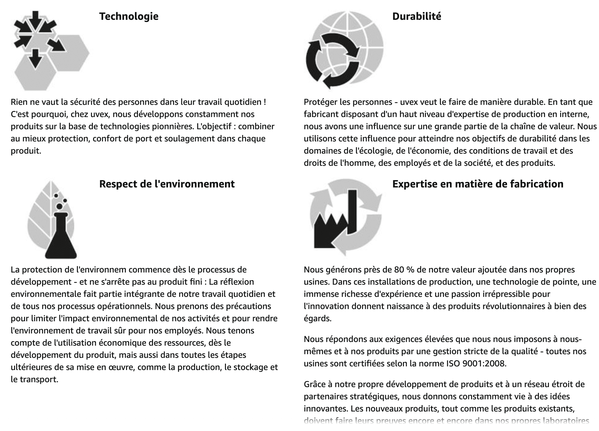 Uvex 1 - Chaussures de travail - Chaussures de sécurité S1 SRC ESD - légères et antidérapantes grande taille