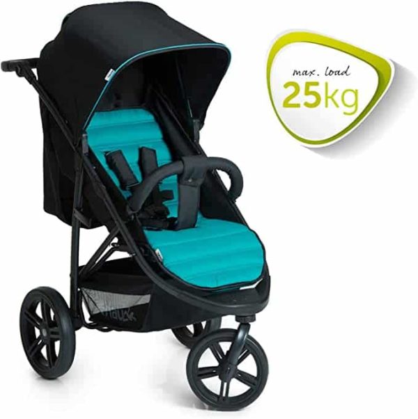 Hauck Poussette Citadine Trois Roues Rapid 3 grande hauteur 111cm enfant jusqu'à 22kg