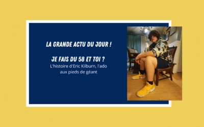 Eric Kilburn, l’ado aux pieds et aux mains de géant