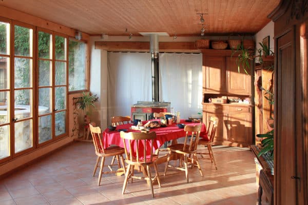Maison d'hôte écologique dans l'Ain avec lits de 2m20