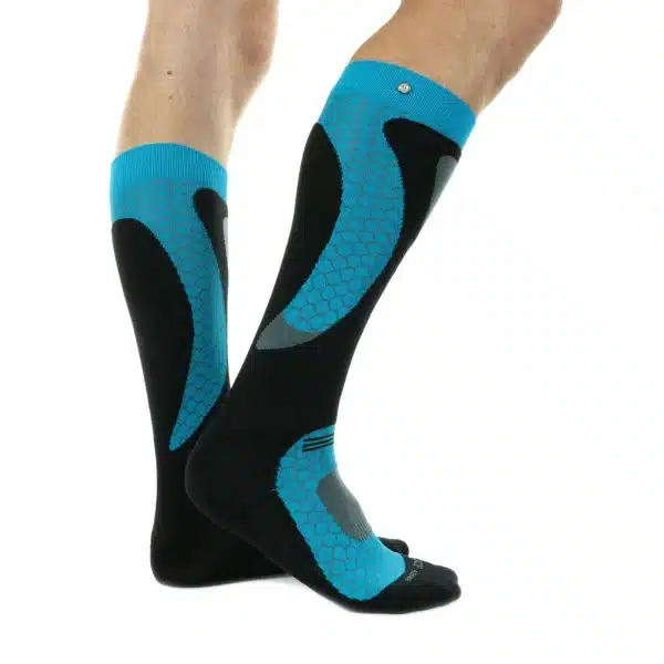 Chaussettes bio céramique de ski et snowboard grande taille jusqu'au 50