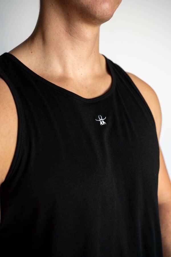 Débardeur scarabée brodé blanc grande taille jusqu'au 2XL – Image 4