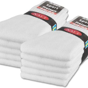 Lot de 10 paire de chaussettes de sport blanche grande pointure