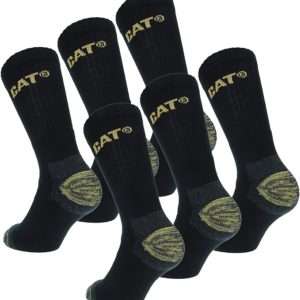 Lot de 6 paires de chaussettes de travail Caterpillar grande pointure jusqu'au 50