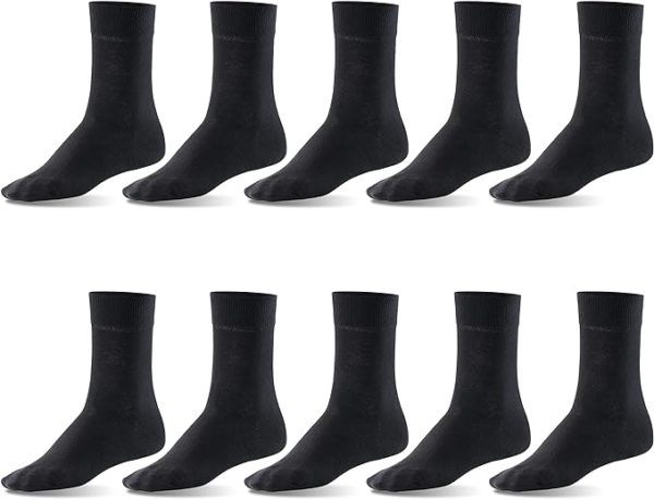 Lot de 10 paires de chaussettes confortable et respirante grande taille jusqu'au 50