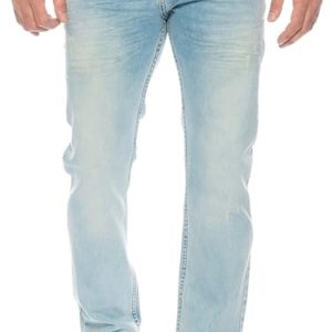 Jeans Rock Rock Designer Designer pour Hommes Jeans Stretch Slim Fit Coupe Slim W29-W40 M21