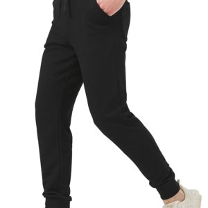 Pantalon de jogging noir extra long jusqu'au XL Tall