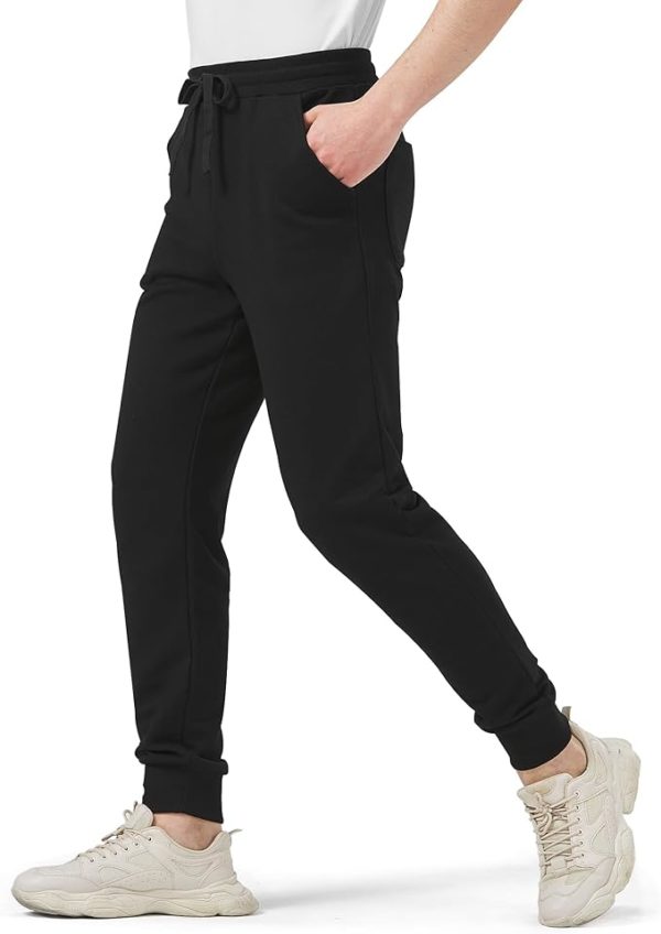 Pantalon de jogging noir extra long jusqu'au XL Tall