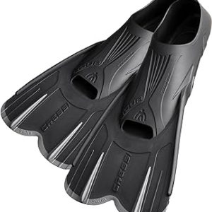 Palmes courtes et légère pour natation et snorkeling grande taille jusqu'au 48