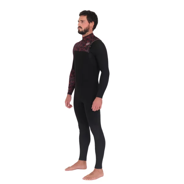 Combinaison intégrale de surf Chest Zip 3/4/2/1,5 mm pour homme grande taille jusqu'au XXL