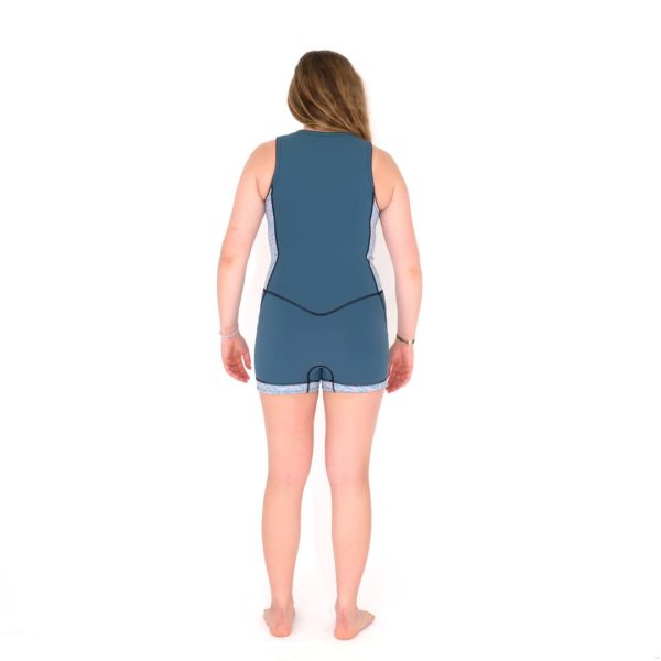 Combinaison short manches courtes ultra stretch 2/2 mm Femme grande taille jusqu'au 2XL