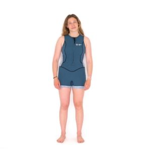 Combinaison short manches courtes ultra stretch 2/2 mm Femme grande taille jusqu'au 2XL