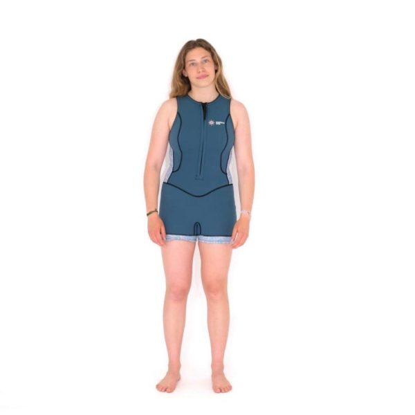 Combinaison short manches courtes ultra stretch 2/2 mm Femme grande taille jusqu'au 2XL