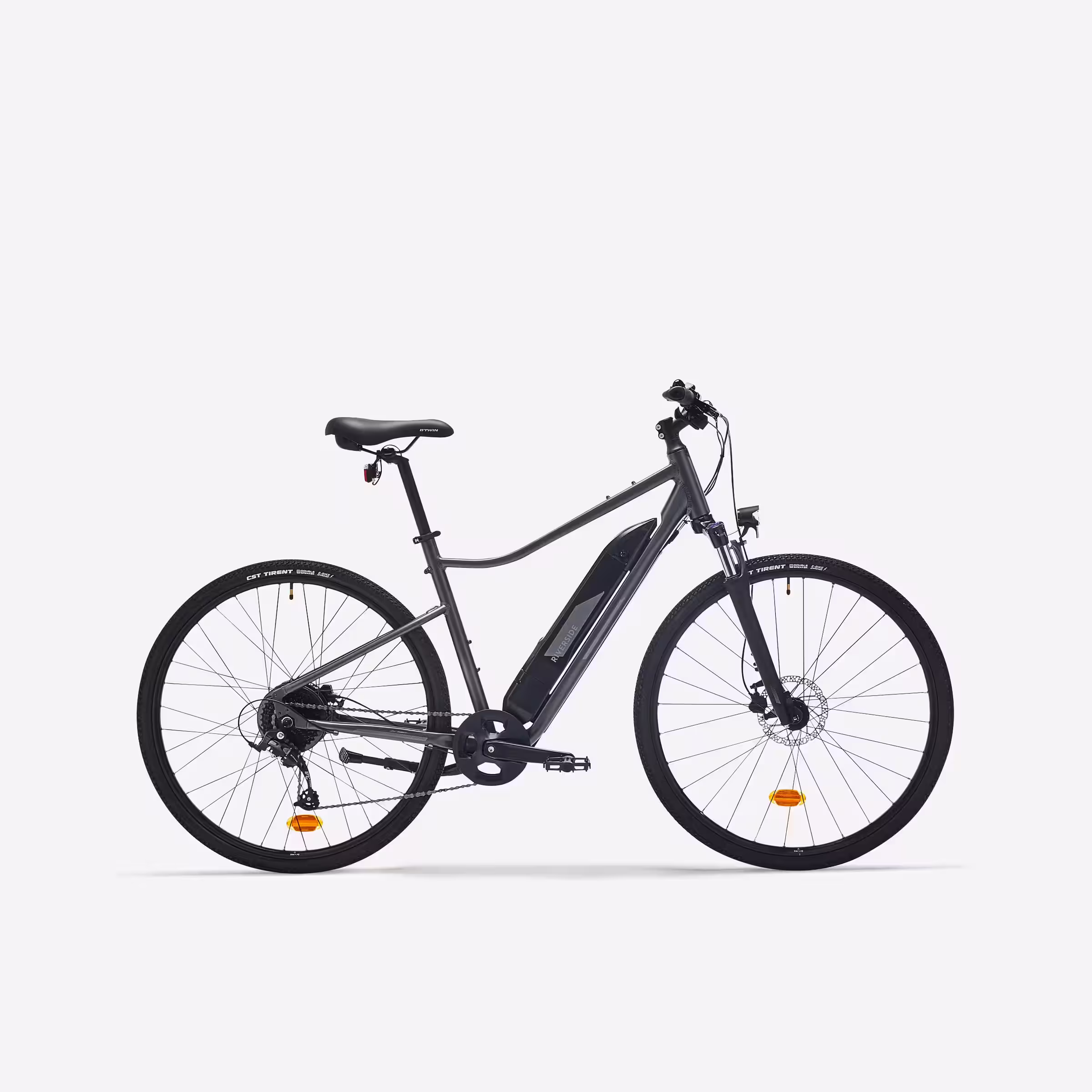 Vélo tout chemin électrique - cadre haut - Riverside 520 E grande taille jusqu'à 2,01m