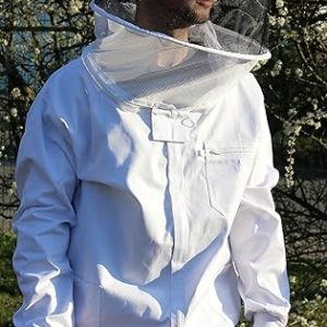 Veste d'apiculteur en 100% Coton grande taille jusqu'au 5XL / 2,03m