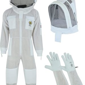 Costume d'abeilles ventilé pour hommes grande taille jusqu'au 4XL