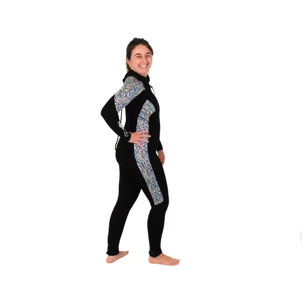 Combinaison Longe-côte grande taille pour femme Double-Zip 5/4/3 mm Anfibi