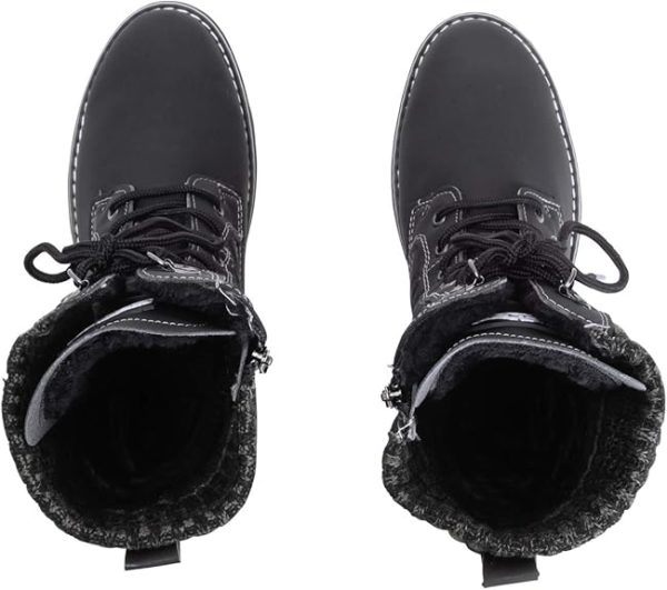 Polarr Bottes d'hiver imperméables pour femme grande pointure jusqu'au43