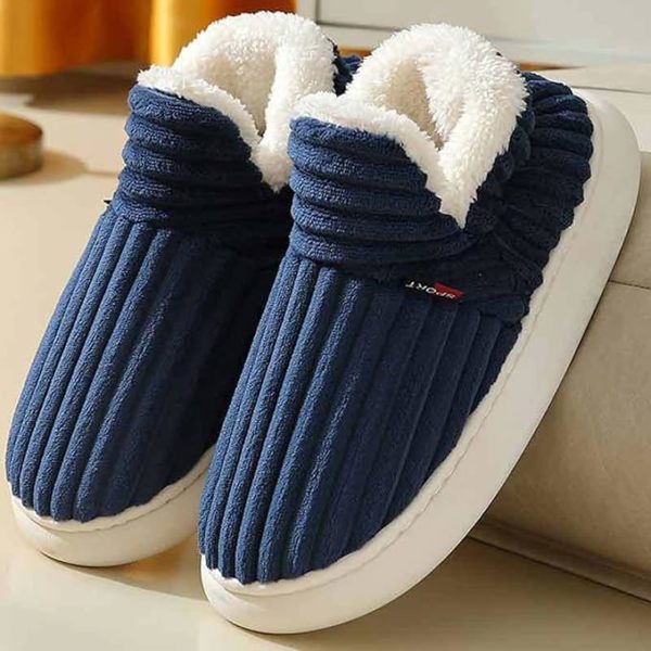 Chaussons chaud antidérapant pour femmes grande taille jusqu'au 48