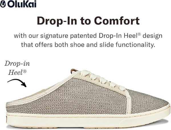 OLUKAI Pehuea Li Baskets pour femme grande pointure jusqu'au 43