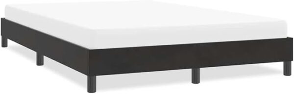 Cadre de lit sans Matelas Noir grande longueur 160x210 cm