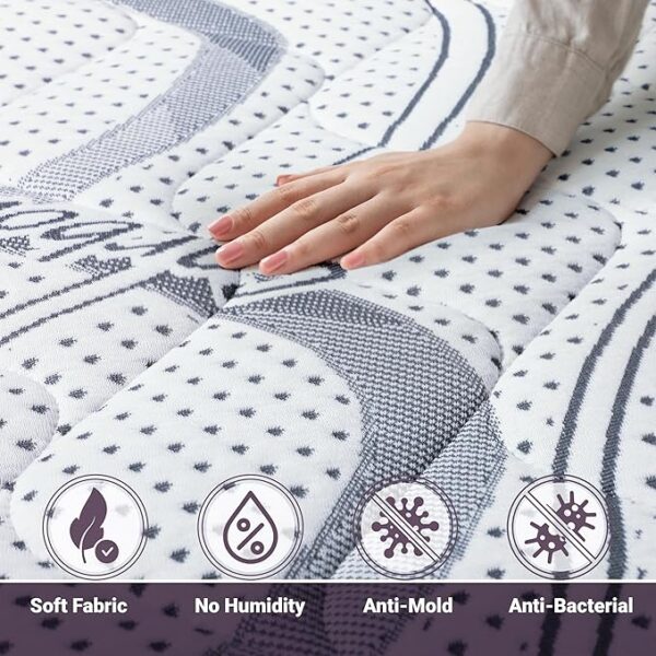 Matelas orthopédique grande longueur jusqu'à 210 x 160cm