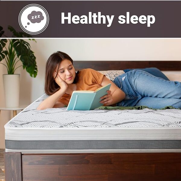 Matelas orthopédique grande longueur jusqu'à 210 x 160cm